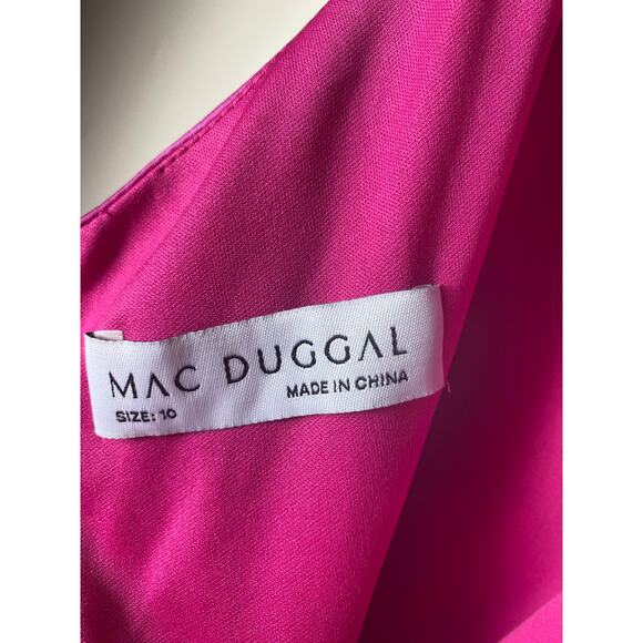 NWT MAC DUGGAL DRESS 10 GOWN PINK SATIN BRIDESMAID EVENING FORMAL WEDDING GUEST - Picture 5 of 16